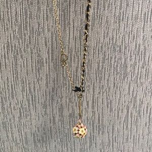 Floral ball necklace